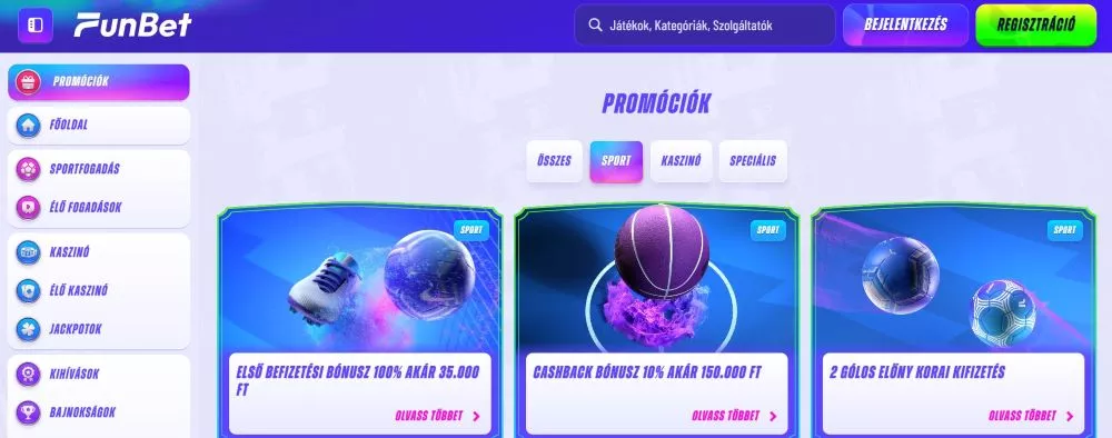 Funbet приложение